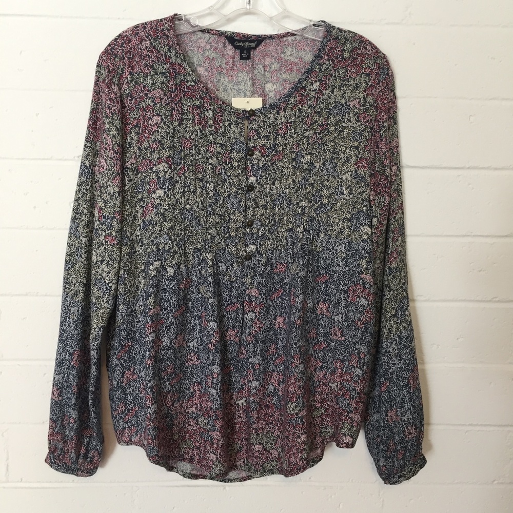 Lucky Brand Blouse Long Sleeve S NWT